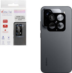 Volte-Tel Protecție Cameră Tempered Glass Black pentru Xiaomi 15 5G