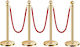 Vevor Safety Barrier Post Gold 1.5m QTGLZDSDJSHRA7EPFV0