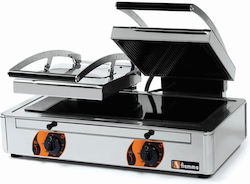Fiamma (B2B) Commercial Double Sandwich Maker with Ceramic Flat Top and Flat Bottom