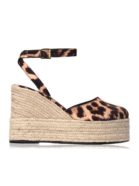 Platforme Dama Tip Espadrile Maro