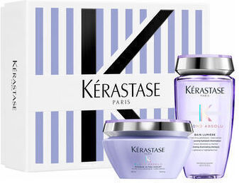 Kérastase Blond Absolu Σετ Περιποίησης Μαλλιών Διατήρησης Χρώματος για Βαμμένα Μαλλιά με Σαμπουάν & Μάσκα 2τμχ