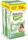 Babylino Baby Diaper Babylino Sensitive SUPER PACK No1 2-5KG 136 pcs (2X68 pcs.) – Care for Sensitive Skin
