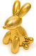 Keramik-Spardose Hase Ballon Lucy Pomme Pidou M Orange Gold