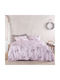 Rythmos Aurora Set Față de Pernă cu plic de acoperire Purple 50x70cm.