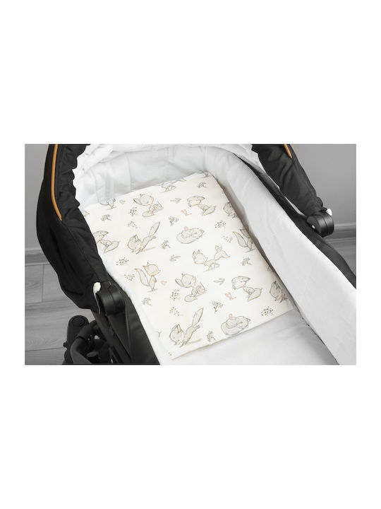Sensillo Baby Cotton Pillowcase Ecru 30x38cm