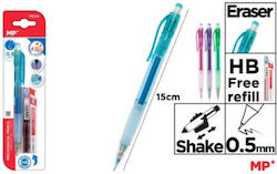 Μηχανικό Μολύβι Shake Mainpaper 0.5mm + 20 Μύτες Μώβ Pe134 Μηχανικό Μολύβι Shake Mainpaper 0.5mm + 20 Μύτες Μώβ Pe134