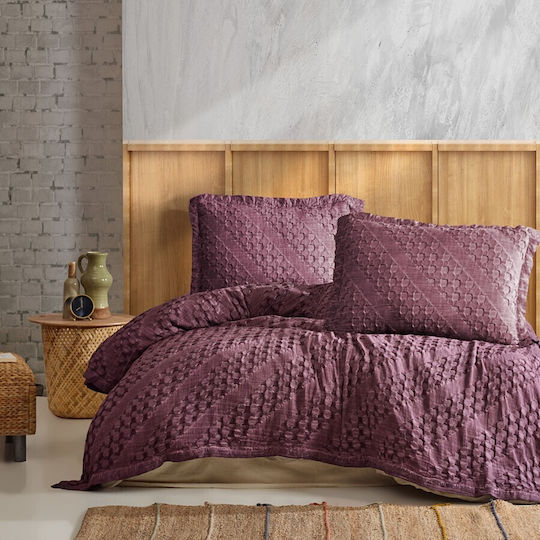 Şaheser Σετ Υπέρδιπλη 220x240cm Purple
