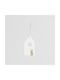 Raeder Decorațiune Suspendată Albă Din Material Ceramic 4.3x8cm
