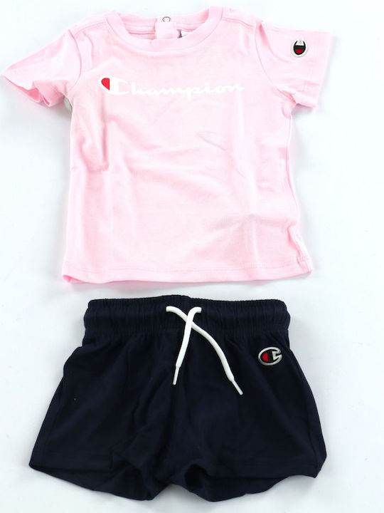 Champion Комплект Лято 2бр Розов