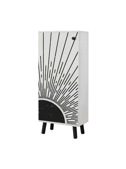 Vegas Wooden Shoe Organizer White 50x38x135cm