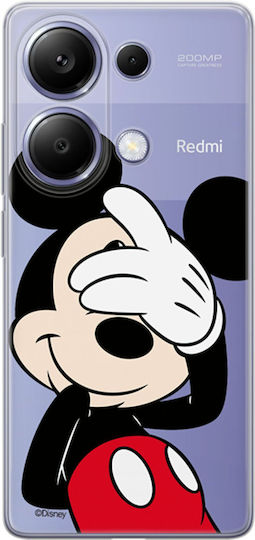 Disney Mickey Umschlag Rückseite Silikon Transparent (Redmi Note 13 4G)