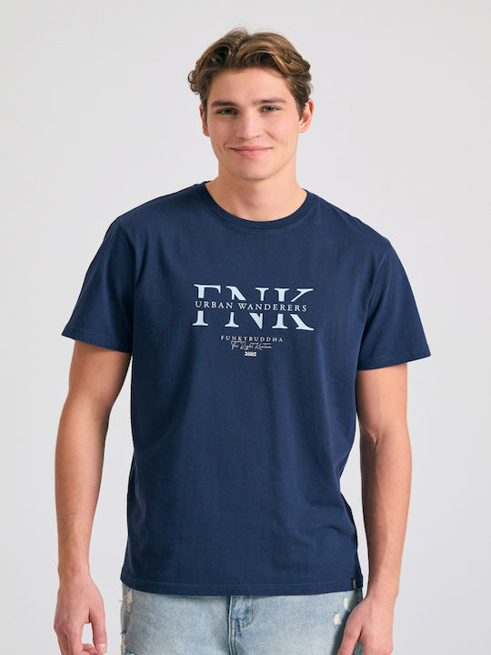 T-shirt Navy Μπλε
