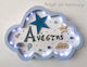 Keepsake Frame "Cloud" Name Light
