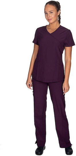 Alezi Women's Purple Pants & Blouse Set