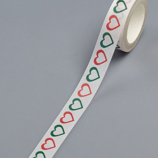Self-Adhesive Ribbon Hearts Wt23-1 15mm Nv22-25.00060.212