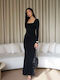 Maxi Evening Dress Black