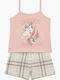 Minerva Kids' Pajamas Summer Colorful Unicorn