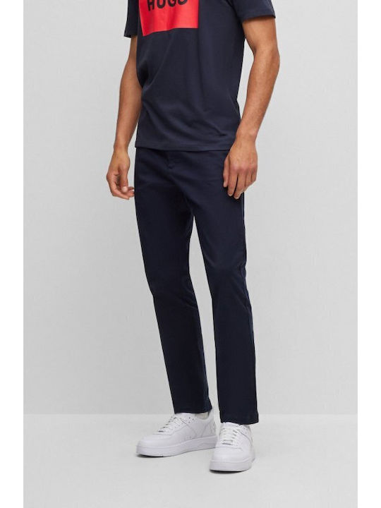 David251d Pantaloni cu Croială Slim Blue