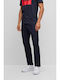 David251d Pantaloni cu Croială Slim Blue