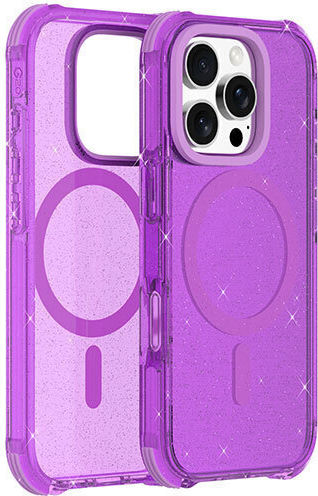Premium Umschlag Rückseite Silikon Wasserdicht Lila (iPhone 17 Pro Max / iPhone 17 Pro / iPhone 16 Pro Max)
