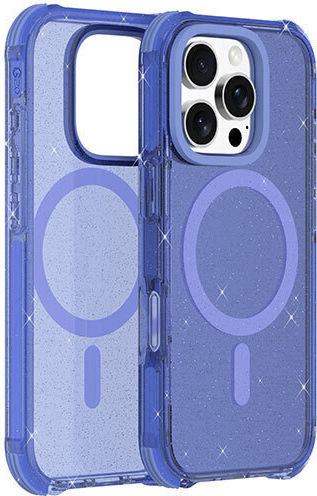 Premium Back Cover Silicon Impermeabil Albastru (iPhone 16)