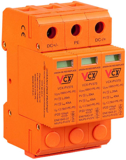 Professional Dc Surge Protector Class T1 T2 3 P 1200v