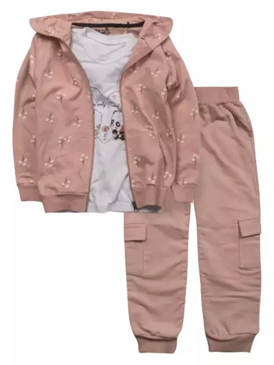 Evita Kinder Sweatpants Set - Jogginganzug Salm...