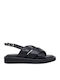 Women's Flat Sandals Flatforms in Black Color