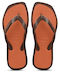Top Square Women's Flip Flops Brown