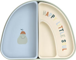 Laessig Baby Food Plate Made of Silicone 3 Pieces