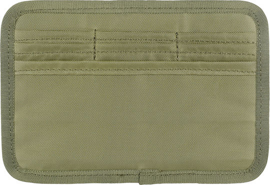 Back Panel Organizer Pouch with Self-Adhesive Tape 8f Black