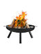 Kaminer Firepit Black 60x60x23cm