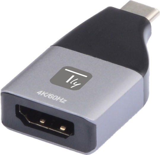 Techly Μετατροπέας USB-C male σε HDMI female 1τμχ IADAP USBC-HDMIHDR