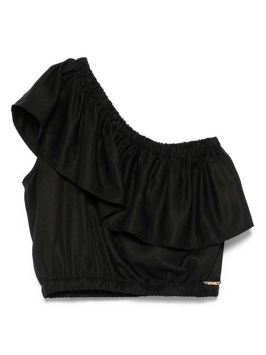 Kids' Shirt Short Sleeve Black
