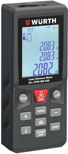Wurth Laser Distance Meter LDM 50S cu Capacitate de Măsurare până la 50m