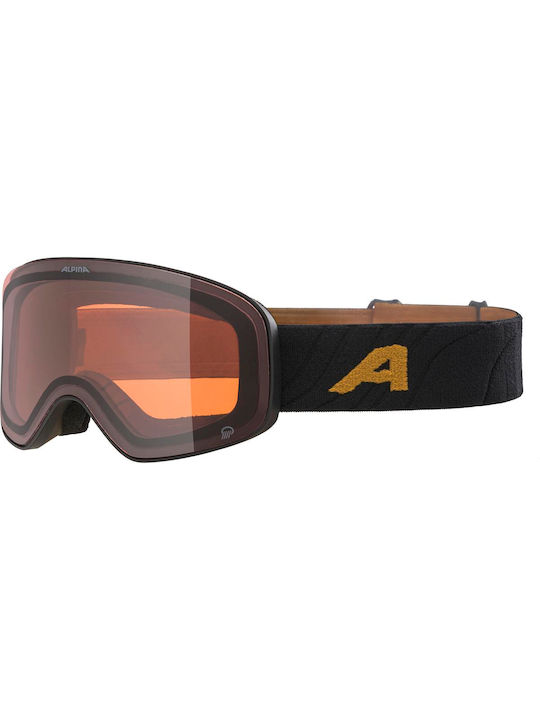 Alpina Quattroflex Ski- und Snowboardbrille Erwachsene Mit Spiegel-Objektiv