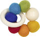 Goki Wooden Teething Rattle
