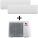 Gree Gree Multi Κλιματιστικά Σετ 2 Εσωτερικών Μονάδων 2x 12000 BTU και Εξωτερική Μονάδα 24000 BTU