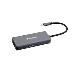 Verbatim USB-C Docking Station με HDMI 4K PD Ethernet (32157) Verbatim USB-C Docking Station με HDMI 4K PD Ethernet (32157)
