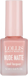Lollis Beauty Make Up Nude Matte Βερνίκι Νυχιών Lollis Beauty Make Up Nude Matte Βερνίκι Νυχιών