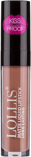 Lollis Beauty Make Up Long Lasting Liquid Lipstick Matte 02
