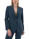 MY T Blazer pentru femei Sacou Albastru