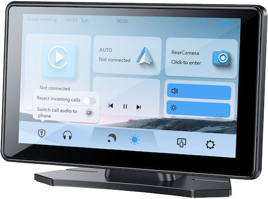 Yesido 7 Inch Touch Screen Multimedia for Car Dashboard with Apple CarPlay Android Auto Bluetooth