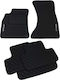 3Lines Set of Front and Rear Mats 5pcs for Audi A4 2008 Black