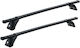 Hermes Hermes Metallic Car Roof Bars for Ford Scorpio 5D Hatchback 1985-1994 Set with Roof Rack Legs