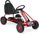 Go Kart Μονοθέσιο με Πετάλι Κόκκινο για 3+ Ετών