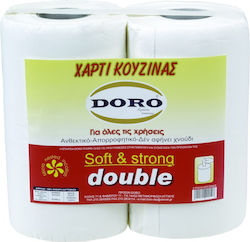 Doro Χαρτί Κουζίνας 2 Ρολά (400gr/Ρολό)