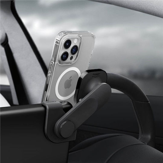 Spigen Tesla Onetap 3 Magsafe Βάση Κινητού Αυτοκινήτου με Μαγνήτη MagSafe Μαύρη