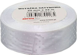 Сатенена лента Brewis точки 25mm Wsk25-1 Brewis