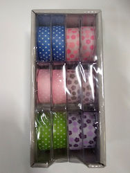 Polsirhurt Decorative Ribbon H028 Self-Adhesive 1.5cmx1m Color Mix Print Polsirhurt Decorative Ribbon H028 Self-Adhesive 1.5cmx1m Color Mix Print